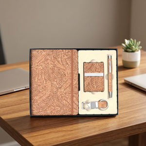 Coffret Cadeau Écologique Fête des Mères avec Logo Personnalisé Impression UV Boîte Cadeau en Bois - Carnet, Stylo & Porte-clés Promotionnels Nouveauté - Product Image 2