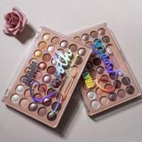 Palette de fards à paupières multifonctionnelle tout-en-un 36 couleurs, populaire, ombre à paupières nacrée mate longue durée