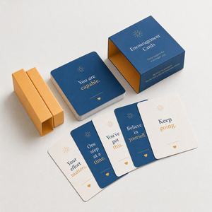 Tarjetas de afirmaciones de mindfulness con acabado mate, baraja de tarjetas inspiradoras para adultos, tarjetas de autoestima y aliento para el bienestar mental y la meditación - Product Image 3