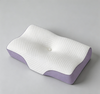 Oreiller cervical ergonomique chauffant en mousse à mémoire de forme T-303, température réglable, soutien du cou pour un meilleur sommeil, soulagement des maux de tête, respirant