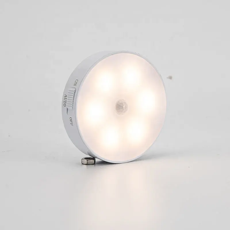 Biumart ไฟกลางคืน LED มีเซ็นเซอร์ตรวจจับการเคลื่อนไหว,ไฟติดข้างเตียงแบบชาร์จไฟได้บันไดตู้เสื้อผ้าระเบียง