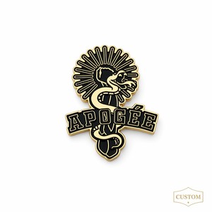 Broche personnalisée en émail souple pour club de rugby, mascotte sportive, badge de revers en métal personnalisé PARIS <span class=keywords><strong>OUEST</strong></span> - Product Image 6
