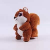 Babywolf Sparkle Eyes - Écureuil en peluche à poils longs en spandex