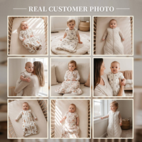 Couverture portable personnalisée pour nouveau-né 0.5 1.0 2.5 TOG, sac de couchage pour bébé personnalisé avec marque privée, fabricant de couvertures portables