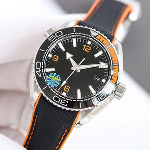 Montre automatique pour homme de luxe avec bracelet en tissu personnalisé, logo personnalisé, cuir véritable, acier inoxydable, mode - Product Image 1