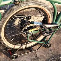 Béquille de vélo en alliage de carbone pour vélo pliant de 20 pouces Brompton Gline D10