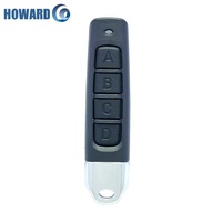 Télécommande universelle 433MHz, 4 canaux, pour ouvre-porte de garage, duplicateur ABS, code clonage, clé de voiture, télécommande RF