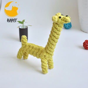 Jirafa trenzada perro masticar juguete XL sólido <span class=keywords><strong>Rectangular</strong></span> piel sintética cama de lujo para mascotas cubierta lavable extraíble todas las estaciones Limpieza de dientes - Product Image 4