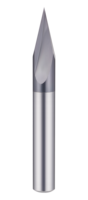 Fraise à chanfreiner 90/60/120 degrés, fraises de centrage à 3 dents en carbure, point fixe, personnalisable OEM/ODM