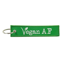 Porte-clés brodé personnalisé, fabrication OEM, vente en gros, texte et slogan au choix, porte-clés tissé rose, en vrac, impression recto-verso, directement du fabricant
