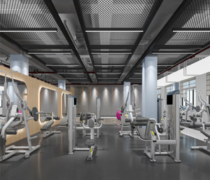 Aluminium Geperforeerde Metalen Plafondpanelen & Tegels Artistiek Ontwerp Rastervorm Hotel Gebruik Plafondrooster Installatie - Product Image 3