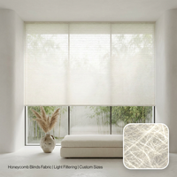 Tissu Nid d'Abeille Anti-Bruit pour Rideaux Occultants 100% Polyester, Stores Occultants en Tissu Nid d'Abeille