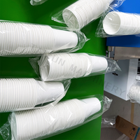 Machine de comptage automatique de gobelets à grande vitesse, enveloppeuse à flux contrôlée par PLC pour gobelets en plastique et en papier jetables, sacs de qualité alimentaire