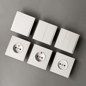 Nouvelle conception, prise murale Schuko allemande, sans cadre, gros boutons, vente en gros, qualité supérieure, norme européenne 16A, pour la maison - Product Image 2