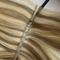 Extensions de cheveux à trame papillon de qualité professionnelle, trame perforée, design XO, double tirage, cheveux humains vierges, trame invisible pour grossistes