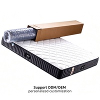 Matelas à ressorts ensachés anti-affaissement, durable, avec ressorts en acier renforcés, soutien orthopédique, emballé sous vide pour chambre à coucher