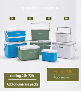 Hộp giữ lạnh nhựa cắm trại 3L 5L 9L 16L OEM, hộp giữ đá kèm đá lạnh chính hãng - Product Image 5