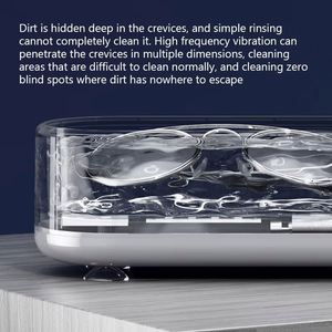 Limpiador Inalámbrico para Gafas, Máquina de Limpieza para Relojes, Joyas, Aparatos Ortodóncicos, Caja de Limpieza por Vibración, Herramientas de Limpieza para el Hogar - Product Image 5