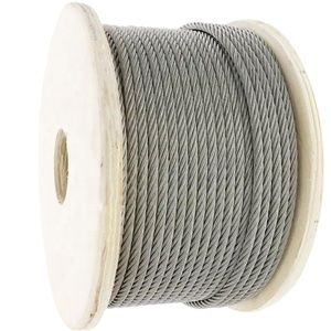 Phần cứng 6*12 + 7fc chung phần cứng Wire Rope giá phần cứng gian lận Wire Rope cường độ cao 8 mét mạ kẽm cáp thép dây thừng - Product Image 1