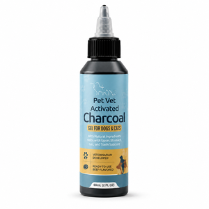 Gel de <span class=keywords><strong>Charbon</strong></span> <span class=keywords><strong>Actif</strong></span> Vétérinaire en Vrac pour Animaux – Soutien Détoxifiant pour Chiens et Chats, Soin Estomac Irrité, Supplément OEM Marque Privée 60ml - Product Image 1