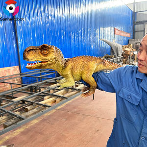 <span class=keywords><strong>T</strong></span> <span class=keywords><strong>Rex</strong></span> Parasaurolophus Velociraptor Dinosaur Props Animatronic Baby Dinosaur <span class=keywords><strong>Dino</strong></span> Marioneta de mano Marioneta de dinosaurio realista - Product Image 1