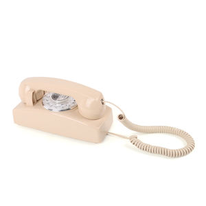 ユニークな小型基本ABS材料コード付き電話スタイリッシュな回転式壁取り付け電話ホテルエレベーター用インジケータライト付き - Product Image 4