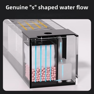 Acquario JSD Jinjing Ultra Clear Glass Stream Style con Filtro Laterale Integrato e Pompa Silenziosa, Sistema a Lungo Termine Senza Cambio d'Acqua - Product Image 5