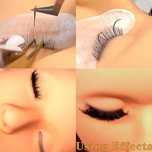 Tête de mannequin pour la formation aux extensions de <span class=keywords><strong>cils</strong></span> avec <span class=keywords><strong>cils</strong></span> en silicone à 3 couches - Modèle d'entraînement pour débutants pour 100/120/150/180 <span class=keywords><strong>cils</strong></span> - Product Image 5