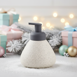 Juego de Cuatro Dispensadores de Jabón de Cerámica Mate Modernos, Personalizados, de 100 ml, con Bomba para Loción, Ecológicos, ODM - Product Image 1