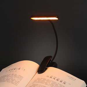 Lámpara de Mesa con Clip para Libros de Doble Fila, Lámpara de Noche Pequeña para Partituras, con Batería de Litio Integrada, Diseño Moderno - Product Image 3