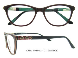 Lunettes de vue pour femmes de style rétro, forme œil de chat, motif diamant, légères, montures en acétate tendance - Product Image 5