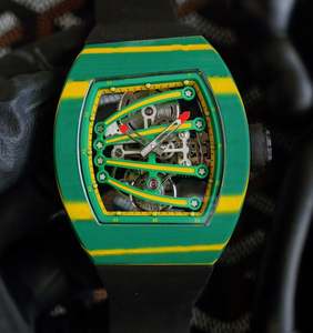 Relojes Mecánicos Automáticos de Lujo para Hombre, Diseño Hueco, Estilo Fibra de Carbono, Espejo de Zafiro, Reloj de Regalo de Alta Calidad - Product Image 5