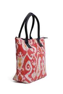 Exclusive Cotton Vintage Handmade Kantha Vintage Embroidered Patchwork Artificial Leather Shoulder <b>Bags</b> - Product Image 6