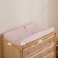 Draps pour berceau et couffin doux et respirants, ajustés 32''*16'', coussin de table à langer, housses de coussin de table à langer pour bébé