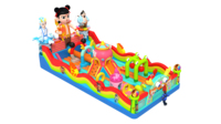 Équipement de terrain de jeu extérieur toboggan gonflable pour enfants Château gonflable Vente pour enfants