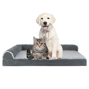 Cathouse XL Modern Doghouse Cama para mascotas Nido de espuma viscoelástica impermeable con alfombrilla extraíble y lavable para perros - Product Image 2