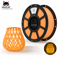 Perlengkapan Pencahayaan untuk Proyek Pencahayaan Lattice Menggunakan Filamen Printer 3D Warna Tunggal PLA Glow Orange Amber Glow