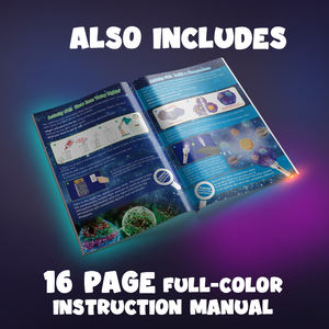 Expériences de Chimie <span class=keywords><strong>Amusantes</strong></span> Exploration Scientifique Fluorescence & Science Luminescente Laboratoire Scientifique LET'S GLOW Cadeau pour Garçons & Filles - Product Image 4