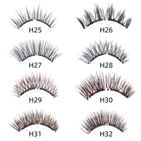Kit de cils magnétiques réutilisables pour voyage, nouveau stock en gros, sans colle, sans liner, cils magnétiques quantiques avec applicateur