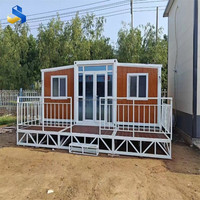 Maison modulaire extensible de haute qualité, résistante au froid et au vent, de type conteneur, 10, 20, 30, 40 pieds
