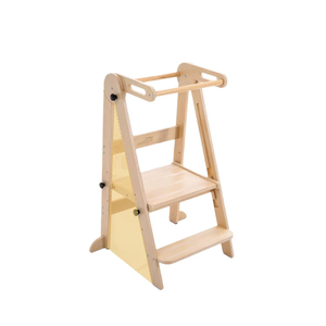 Tour d'apprentissage Montessori en bois 4-en-1 pour enfant, marchepied, échelle, <span class=keywords><strong>table</strong></span> d'aide de cuisine - Prix de gros - Product Image 6