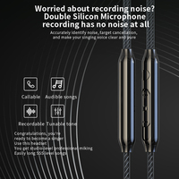 Écouteurs intra-auriculaires de haute qualité, filaires, avec microphone, 3,5 mm, Type-C, pour musique, appels, sport, Quad Core