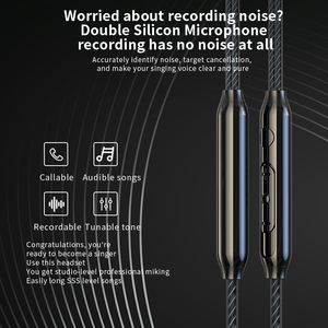 Écouteurs intra-auriculaires de haute qualité, filaires, avec microphone, 3,5 mm, Type-C, pour musique, appels, sport, Quad Core - Product Image 5