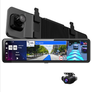 Grabador de vídeo DVR para salpicadero de coche, cámara con navegación GPS, Android 8,1, ADAS, lente Dual, 12 pulgadas, IPS, 4G, <span class=keywords><strong>Full</strong></span> HD, 1080P, nuevo - Product Image 2