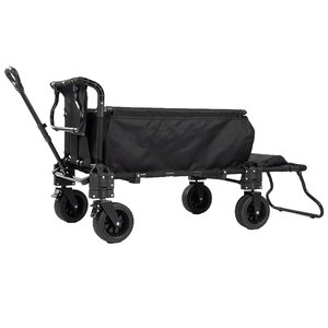Feistel屋外キャンプワゴントロリーカートヘビーデューティポータブル折りたたみワゴン - Product Image 2
