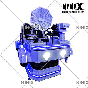 Mesin Simulator berkendara VR kursi ganda, peralatan permainan pengalaman Off Road gerakan untuk tempat bermain taman hiburan Arcade - Product Image 5