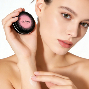 CALFLYN Baume de parfum solide en boîte noire, formule blush rose, portable, idéal pour les voyages, longue durée, marque privée OEM - Product Image 4