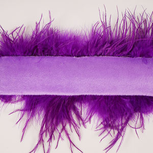 أساور ريش النعام الفاخرة العريضة، قابلة للإزالة، سهلة الارتداء، أساور ريش للتنكر، حفلات الكريسماس، للبالغين، متعددة الألوان - Product Image 3