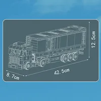 Mould King 24125 2026 Nuevo Camión de Transporte de Carga, Serie de Kits de Modelos de Camiones de Contenedores, Regalos Coleccionables, Sets de Bloques de Construcción
