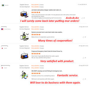 Оптовые поставки товаров для кемпинга: мощное аварийное радио NOAA, солнечная зарядка, ручной генератор, внешний аккумулятор, светодиодный фонарь, набор для выживания - Product Image 2